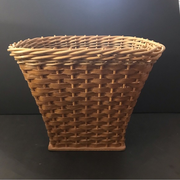 Rattan basket 11” tall - Picture 3 of 6